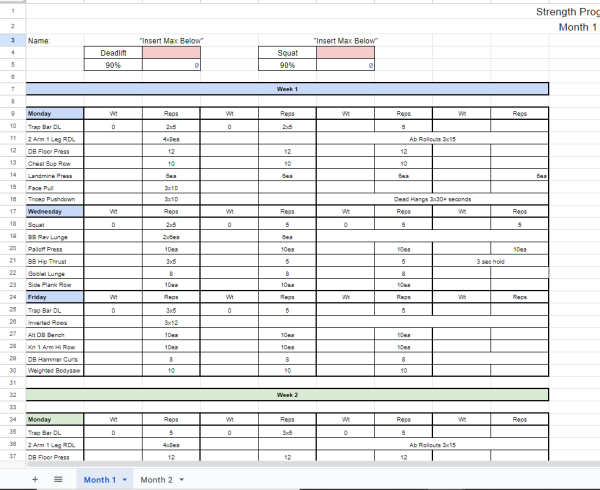 8-Week Professional Lifting Program - Image 2